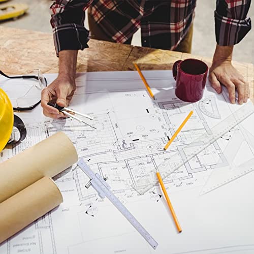 0-200mm Parallel Crossed Caliper, Stainless Steel Parallel Marking Vernier Scribing Caliper with Carbide Scriber/Needle, Marking Gauge for Scribe on Yuecoom