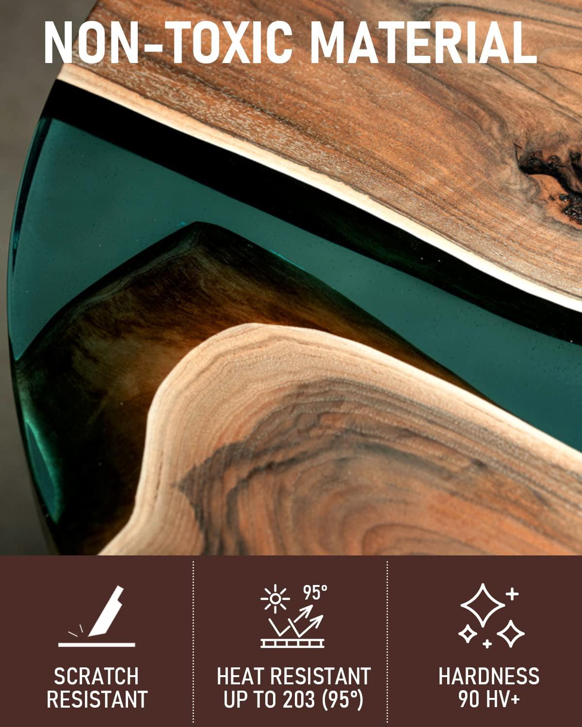 0.75 Gallon Deep Pour Epoxy Resin Kit, High Gloss & Bubble Free 2 to 4 Inch Depth Resin Epoxy, Resin Supplies for Coating & Casting, Craft River WoodArtSupply