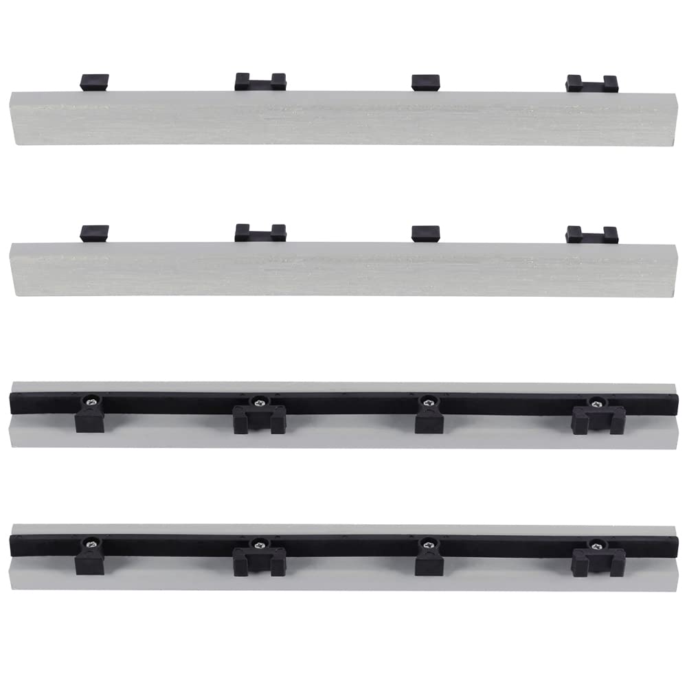 1/12 ft. x 1 ft. Quick Deck Composite Deck Tile Straight Trim in Icelandic Smoke White (4-Pieces/Box) NewTechWood