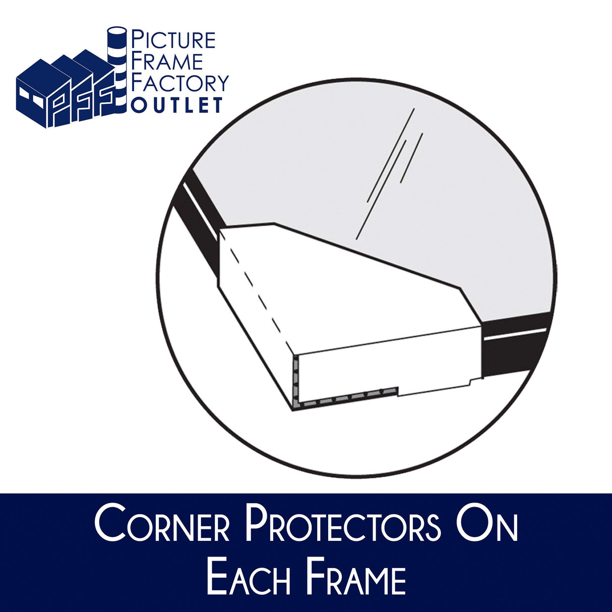 (1) -22x28-1.25" Flat Black Profile - Puzzle Frame - Hanging Hardware and Plexiglass Included PictureFrameFactoryOutlet