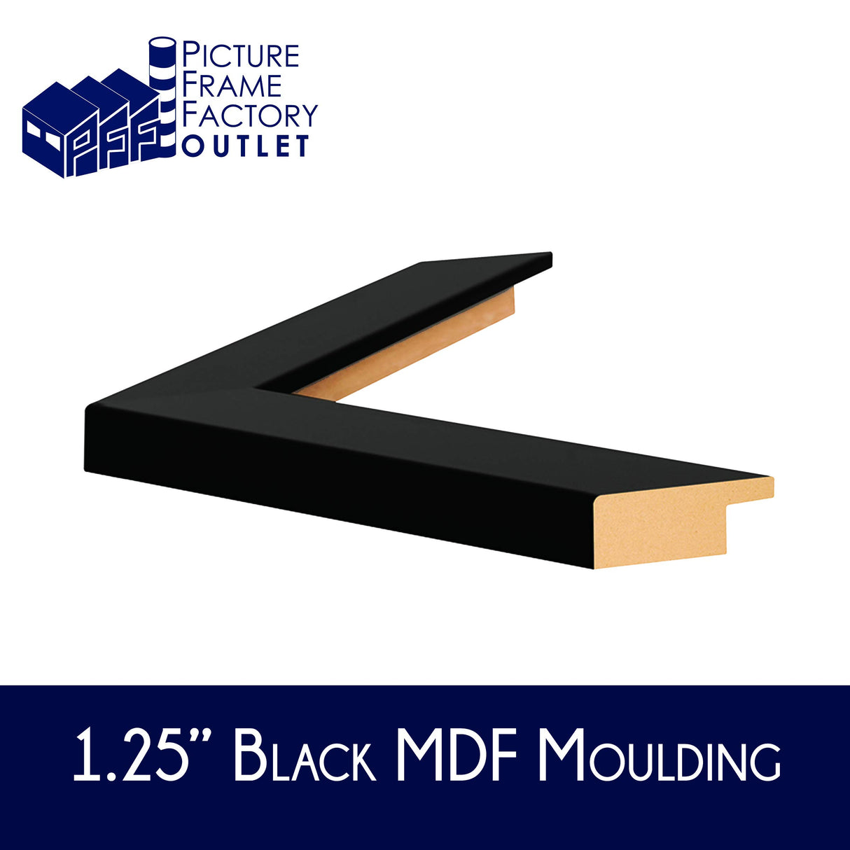 (1) -22x28-1.25" Flat Black Profile - Puzzle Frame - Hanging Hardware and Plexiglass Included PictureFrameFactoryOutlet