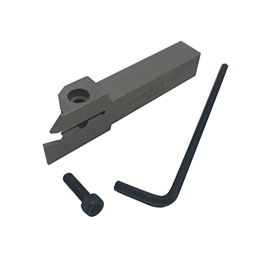 1/2" 3/8" 5/8" 3/4" Indexable Lathe Grooving Parting Holder with 10 Pieces GTN- SP200 SP300 Heavy Duty Nickel Plated ZQ Right -Hand Cut Off Tool KinRite