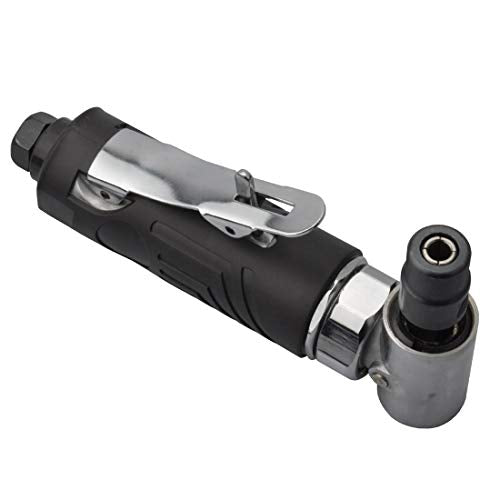 1/4-Inches angle air die grinder with rubber sleeve, mini air angle die grinder, pneumatic angle die grinder, 90 degree angled air die grinder, edge PROSHI