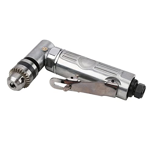 1/4'' 90 Degree Air Drill Pneumatic Drill Right Angle Drill Pneumatic Pistol Drill Pneumatic Drill Tool Power Screwdriver Drill WoodArtSupply
