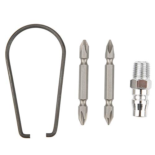 1/4" Air Straight Pneumatic Screwdriver,1000RPM Mini Handhold Pneumatic Screwdriver Kit,Industrial Screw Driver Tool Jectse