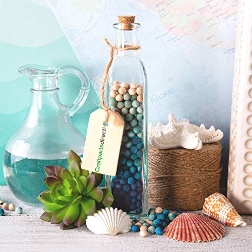 1/4 Inch Wooden Round Ball | DIY Decorative Wood Crafting Balls | Unfinished Wood Spheres - by Craftpartsdirect.com | Bag of 100 Craftparts Direct