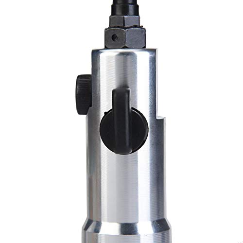 1/4" Pneumatic Air Screwdriver, 9000rpm Industrial Straight Hand Reversible Screw Driver for Manufacturing And Metal Auto Repair Pneumatic Tool Semme