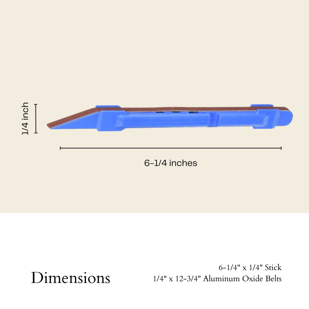 1/4" Sanding Detailer Coarse Grit Kit for Wood Working, Model Building, 3D Printing, Detail Sanding SANDING DETAILER