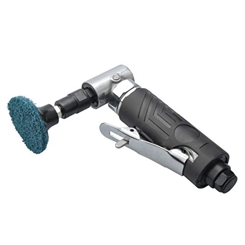 1/4 inch angle air die grinder with 4 pcs 2" roll lock sanding discs PROSHI