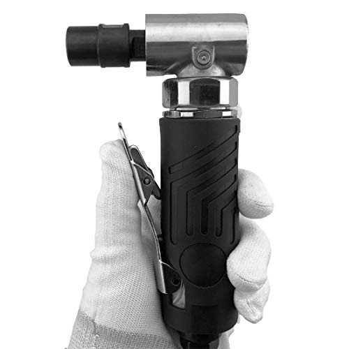 1/4 inch angle air die grinder with 4 pcs 2" roll lock sanding discs PROSHI