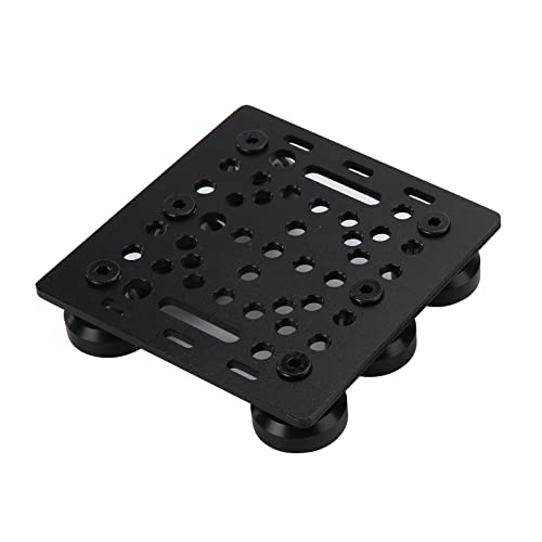 1-Pack Assembled 2040 V Gantry Plate Kit with 6pcs V Solid POM Wheels Only Compatible with 2040 4040 Series V Slot Aluminum Extrusion Profiles Linear HOCENWAY