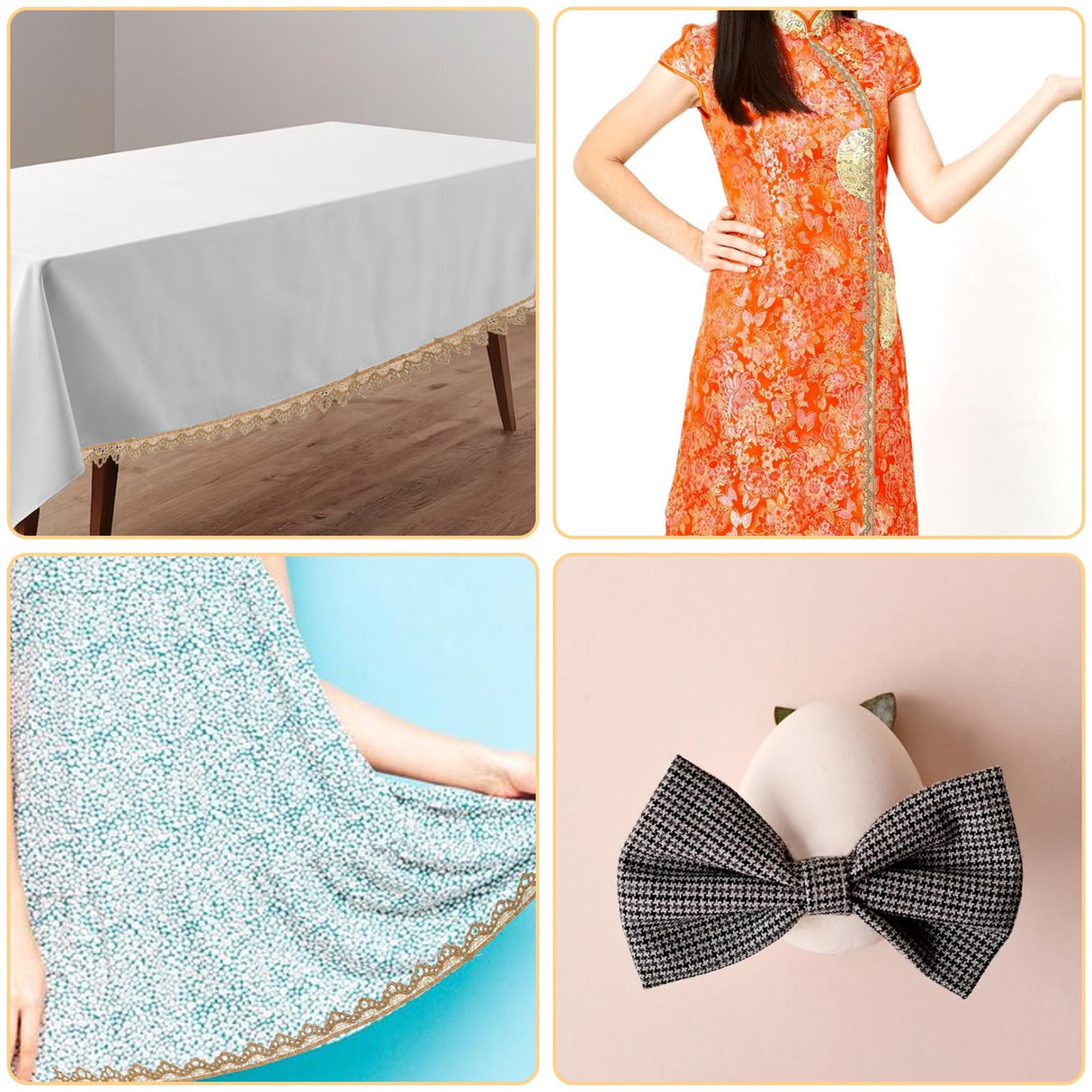 10 Yards Gold Heart Lace Trim Sequins Tassel Trims Embroidery Lace Ribbon Metallic Crafts Fabric Trim for Fabric Embroidered Wedding Bridal Party Clothes Accessories Bruislard