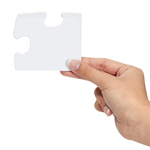 100-Piece DIY Make Your Own Jigsaw Puzzle Kit, Bulk Large Blank Puzzles to Draw on for Guest Book, Wedding, Party, Anniversary, Kids Birthday, Juvale