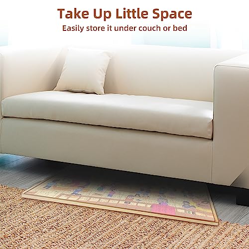 1000 Piece Wooden Jigsaw Puzzle Table - 4 Drawers, Puzzle Board | Portable, Rotating Puzzle Table for Adults and Kids. Keep All Your Puzzle Pieces Organized - 22 1/4” x 30" Sidypro