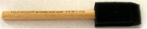 100 1 Inch Jen Manufacturing Orginial Poly-Brush Foam Disposable Brush WAMTHUS