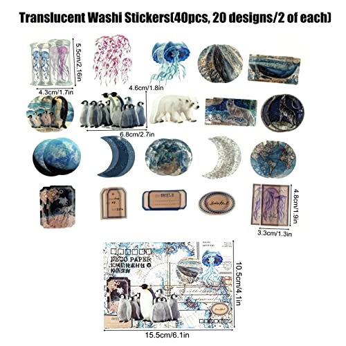 100 PCS Vintage Ephemera Pack Journaling Scrapbooking Supplies Scrapbook Sticker Paper Kit for Bullet Junk Journal Planners Collage Craft Notebooks Esweny