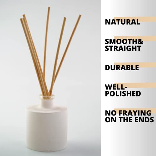 100 PCS Wooden Dowel Rods 6 inch Wood Dowels Assorted Sizes Wood Craft Sticks 1/8 3/16 1/4 5/16 3/8 x 6 Inch Bamboo Wood Sticks Long Wooden Sticks YARRD