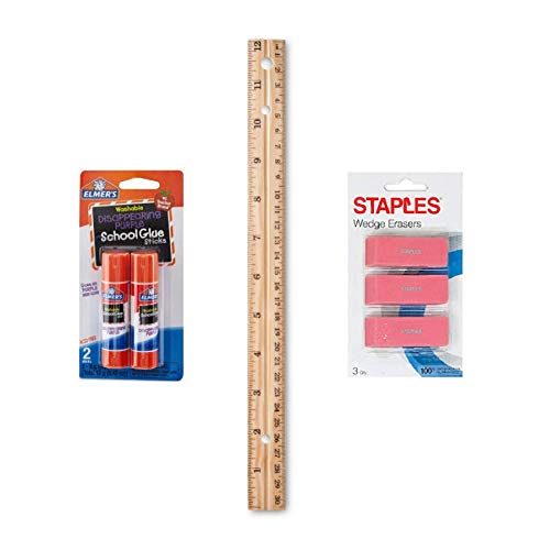 100 PIECE School Supply Kit Grades K-12 - School Essentials Includes Folders, Notebooks, Pencils, Pens and Much More, Perfect BUNDLE Crayola