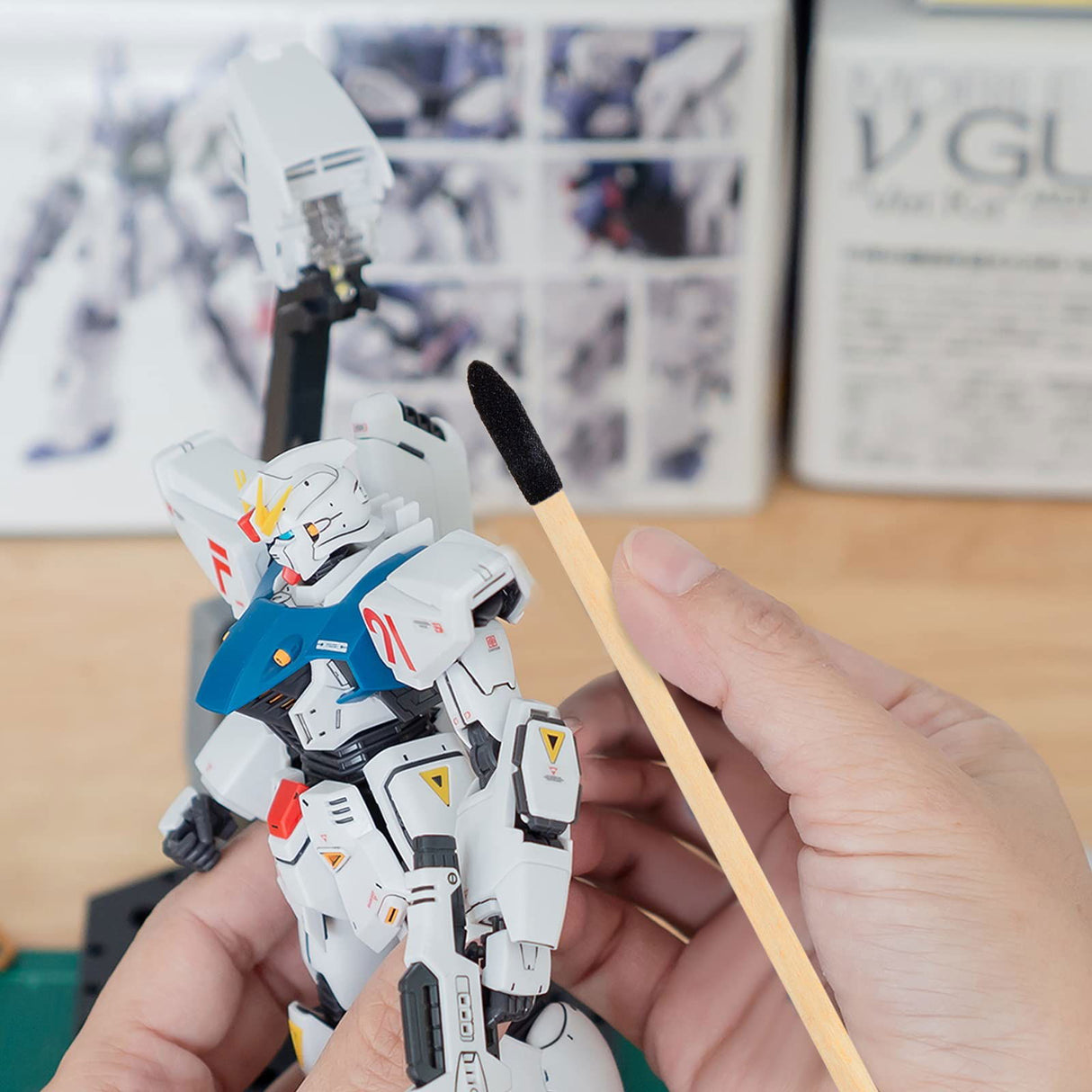 100 Pack Sanding Sticks Matchsticks Sanding Twigs Fine Detailing Sanding Sticks for Plastic Models Wood Hobby, 280 Grit, 5.4 x 0.2 Inch Honoson