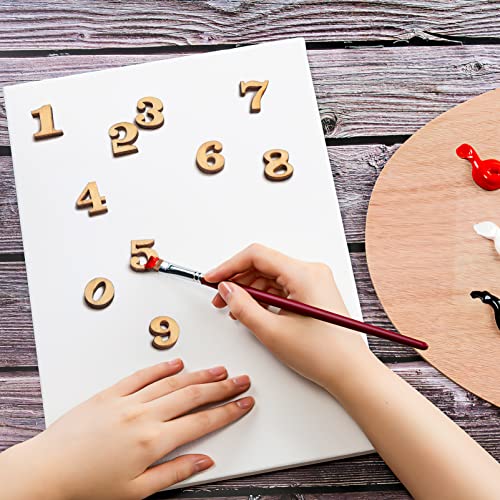 100 Pcs decked decoraciones para uñas embellishments Mini Unfinished Wooden Letters Wooden Alphabet Letters letter a decor wooden crafts wooden SUPVOX