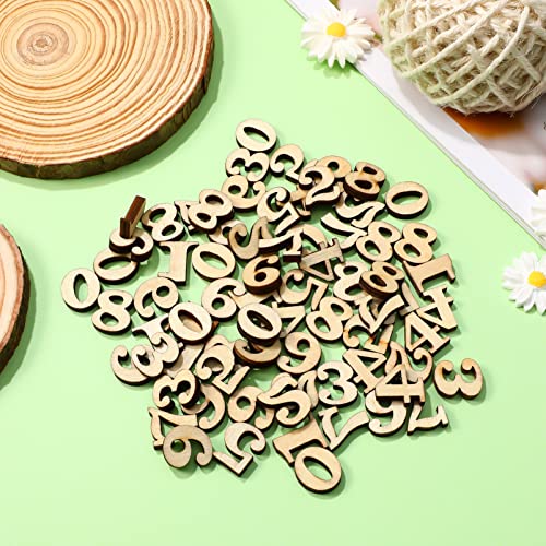 100 Pcs decked decoraciones para uñas embellishments Mini Unfinished Wooden Letters Wooden Alphabet Letters letter a decor wooden crafts wooden SUPVOX
