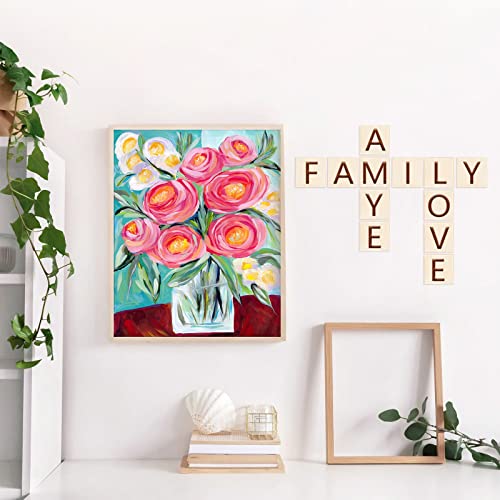 100 Pieces 3x3 Inch Wood Squares Unfinished Basswood Plywood Wooden Sheets 1/8 inch Thick Blank Wood Squares for Crafts Painting Scrabble Tiles Mini ZOFORTY