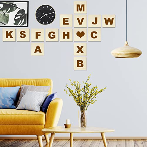 100 Pieces 5x5 Inch Wood Squares Unfinished Basswood Plywood Wooden Sheets 1/8 inch Thick Blank Wood Squares for Crafts Painting Scrabble Tiles Mini ZOFORTY