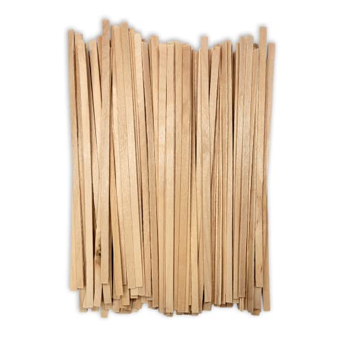 100 Wood (Bamboo) Applicator Mixing Stick 5" for Epoxy Resin Craft, Jewelry, Waxing by NetSellsIt NetSellsIt