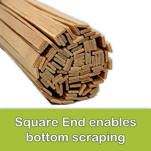 100 Wood (Bamboo) Applicator Mixing Stick 5" for Epoxy Resin Craft, Jewelry, Waxing by NetSellsIt NetSellsIt