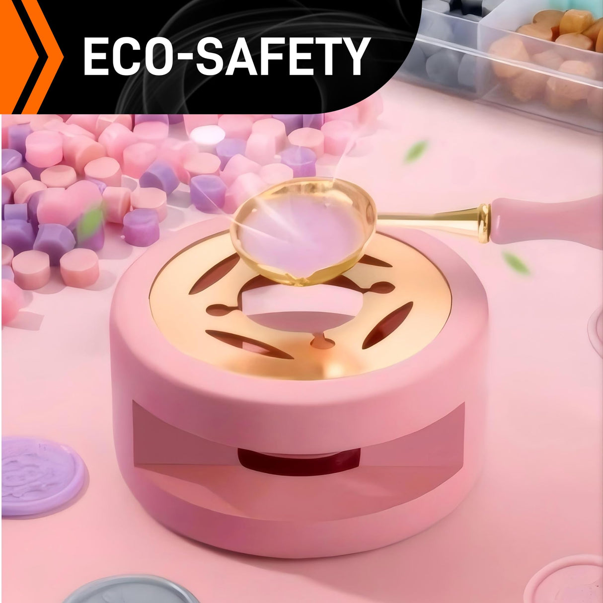 100Pcs Wax Seal Stamp Kit for Beginners – Includes Stamps with Handle, Wax Spoon, Bear Mold, 2 Gacha Boards with Chains – Ideal DIY Craft Gift for Children’s Day (Multiple) Catopia