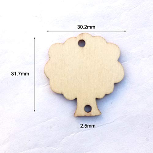 100pcs Piece Wooden Board Tags Craft Wood Slices Wedding Wood Tags Family Birthday Board Tags Circle Wooden Tags Wood Cutouts Birthday Calendar Tags EXCEART