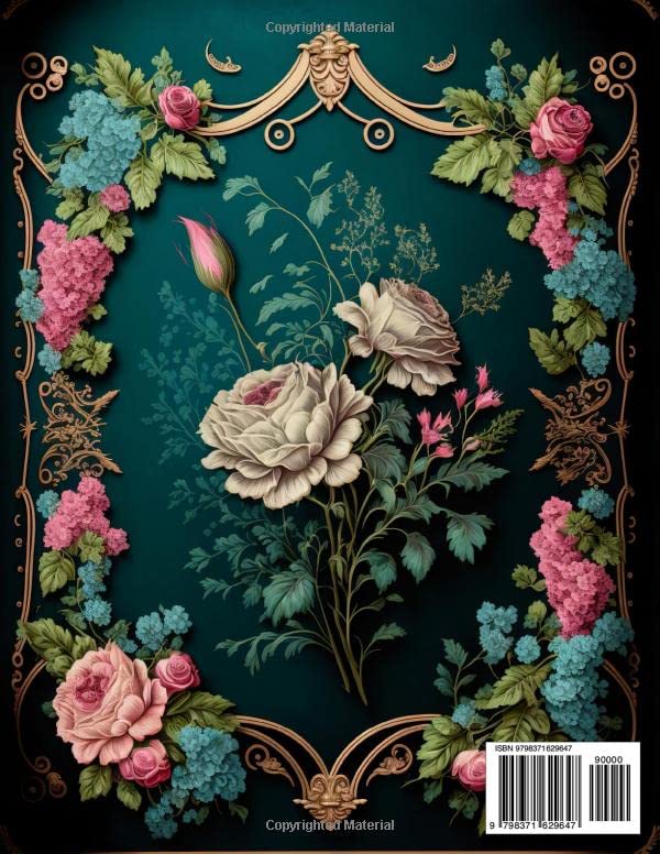 101 Flowers: A Beautiful & Relaxing Adult Coloring Book of Floral Designs.: Great Gift for Nature Lovers, Moms, Women, and Seniors. ● Stress & Anxiety Relief WoodArtSupply