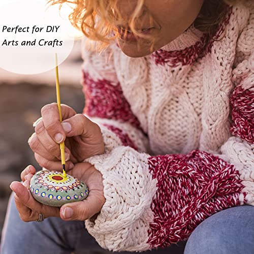 10PCS Extra Large River Rocks for Painting, Flat Painting Rocks 3.9-4.7 Inches Rocks to Paint, Smooth Rocks for Painting, Rock Painting for Kids EXJIOTA