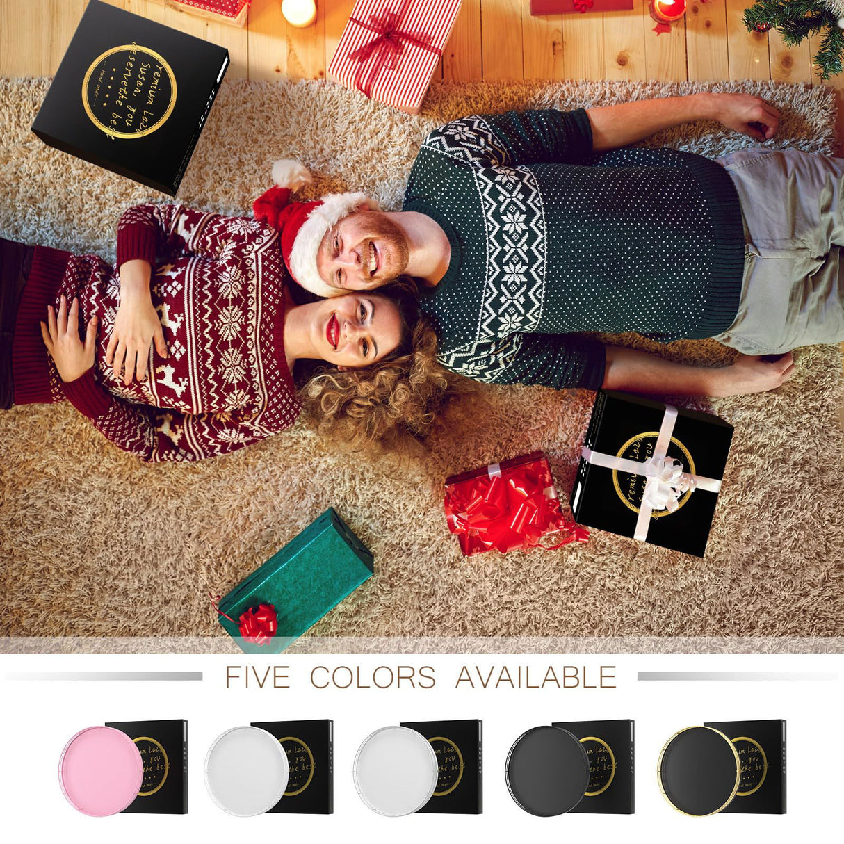 10" Oak Wood Lazy Susan Turntable Organizer, Lazy Susan for Cabinet Dining Table Pantry Kitchen Countertop Spice Bathroom Vanity Tray for Counter Dresser Sink Soap Holder Coffee Table Bar Decor Black Oroyutor