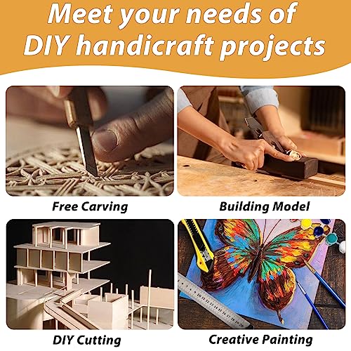 10 PCS Balsa Wood Sheets, 12"x12"x0.12"Plywood Sheets Basswood Sheet, Rectangle Blank Wooden, Craft Wood Blank Unfinished Wood Board for Home Sinjeme