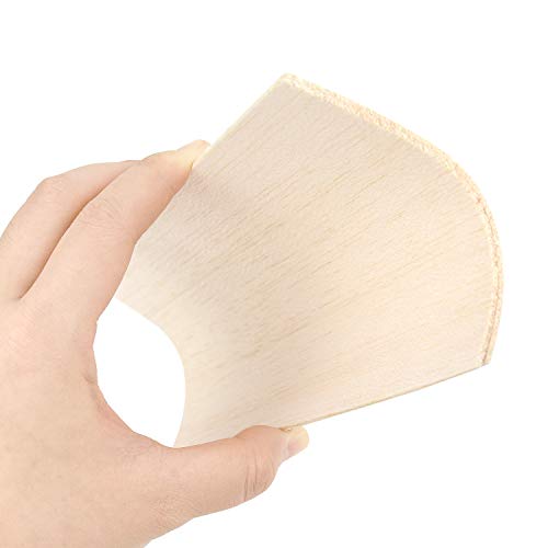 10 Pack Balsa Wood Sheets, Natural Unfinished Wood for House Aircraft Ship Boat DIY Wooden Plate Model, School Projects, Craft Project 100x200x1.5mm Thyores