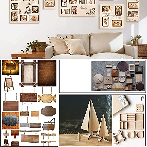 10 Pack Basswood Sheets 3mm 10 x 10 x 1/8 Inch Plywood Board, Thin Natural Unfinished Wood for DIY Crafts Painting, Hobby, Model Making, Wood Burning MIVIDE