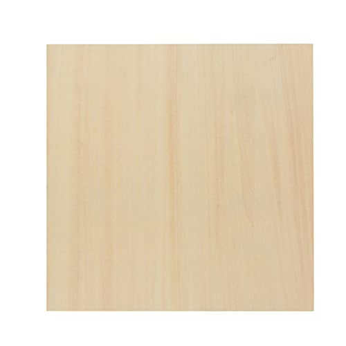 10 Pack Basswood Sheets 3mm 10 x 10 x 1/8 Inch Plywood Board, Thin Natural Unfinished Wood for DIY Crafts Painting, Hobby, Model Making, Wood Burning MIVIDE
