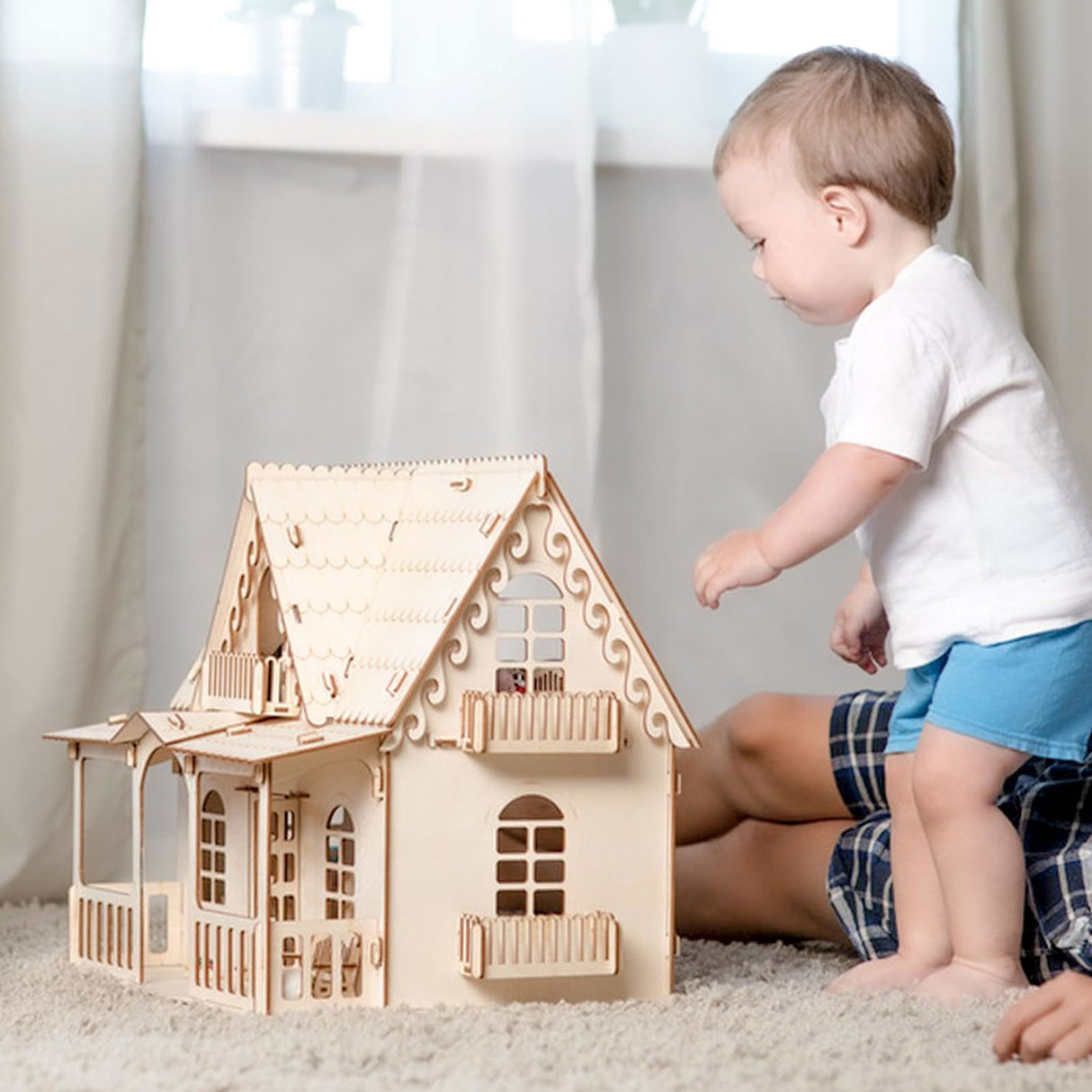 10 Pack Walnut Plywood Sheets 12x12x1/8 Inch,3mm Plywood for Laser Cutting&Engraving,Unfinished Wood for Crafts,Wood Burning,Architectural Models. VKIZA