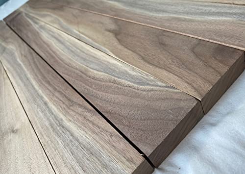10 Pack of 3/4 x 2 x 16 Inch Sappy Walnut Lumber Boards for Making Cutting Boards, and other Crafts Woodchucks Wood