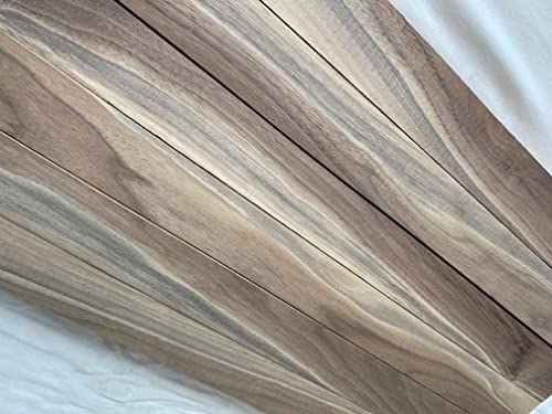 10 Pack of 3/4 x 2 x 16 Inch Sappy Walnut Lumber Boards for Making Cutting Boards, and other Crafts Woodchucks Wood