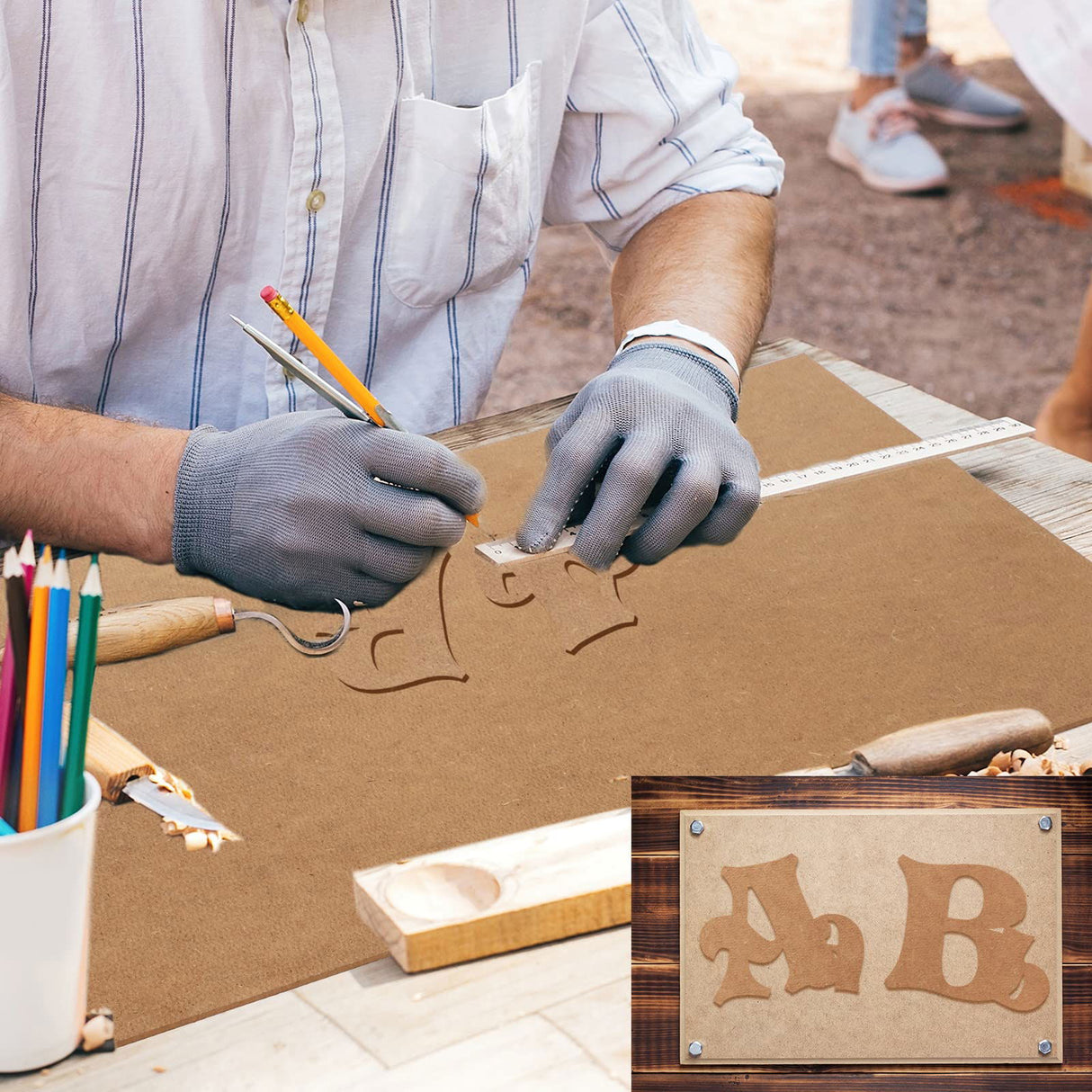 10 Pcs 3 mm 1/8 x 12 x 20 Inch MDF Wood Board Medium Density Fiberboard Panels Cardboard Sheets for Arts Crafts, School DIY Projects, Drawing, Bucherry