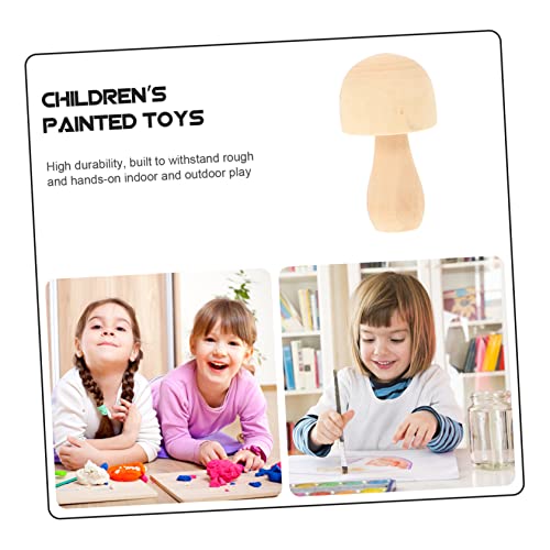 10 Pcs DIY Wooden Ornaments Wooden People pegs Unpainted Unfinished Wood Craft Unfinished Wooden pegs Craft peg Unfinished Wood peg Decoration Small SEWOART