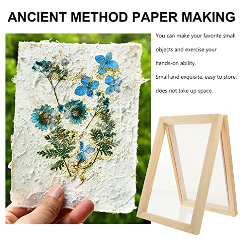 10 Pcs Paper Frame Educational Craft for Paper Making Deckle Paper Making Frame Paper Making Screen Kit Paper Making Frame Paper Making Tools DECHOUS