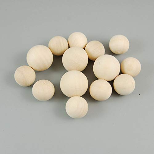 10 Pcs Wood Barrel Beads Jewelry Making Round Spacer White Beads Loose Beads African Beads Unfinished Wood Spacer Beads Unfinished Wood Round Bead EXCEART