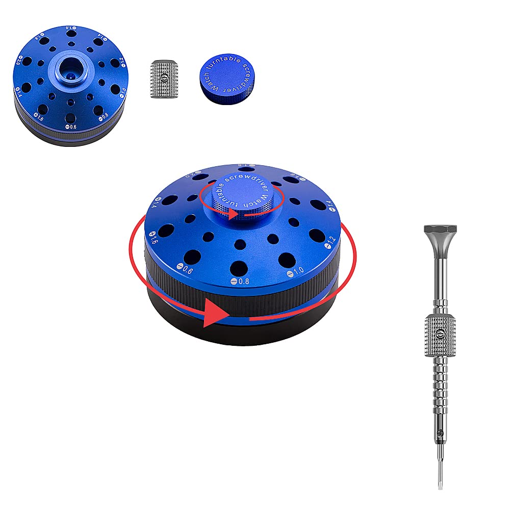 10 pcs Precision Slotted And Phillips Screwdriver Set Different Sizes With 20 Extra Replace Blades Watchmakers Tools for Watch,Jewelry,Eyeglass Singcci