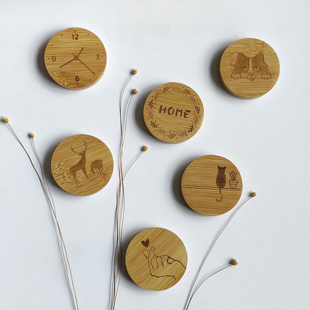 10pcs Blank Wooden Bottle Opener Fridge Magnet for Refrigerator Engraving Wooden Bottle Opener DIY Engraved Patterns for Home Kitchens Bars Parties QOMOLANGMA