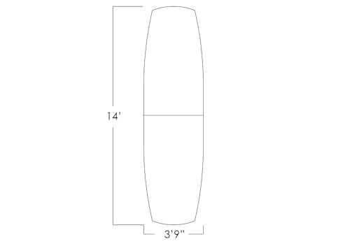 14 Person Arc Boat Shaped Modular Conference Table with Power and Data Module | Harmony Series | Matte Black Square Metal Bases & White Cypress Finish | Scratch-Resistant Laminate | Blonde Surfside SKUTCHI DESIGNS INC.