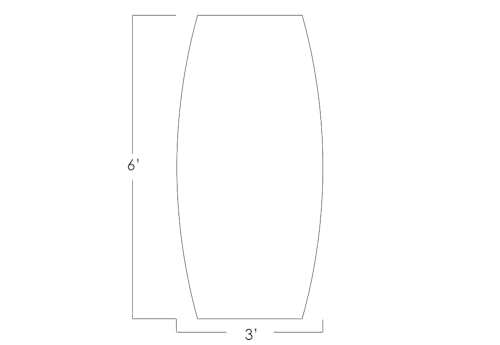 Harmony Series 6-Person Boat Shaped Conference Table with Brushed Silver Square Metal Base | Meeting Tables for Offices, Training Rooms, and Homes | Scratch-Resistant | Asian Night – 6’ SKUTCHI DESIGNS INC.