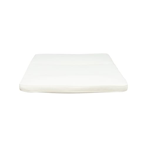 Christopher Knight Home 309784C Shane Chaise Lounge Cushion Outdoor Set of 2 with Removable Cover, 2 Piece Water-Resistant Lounge Chair Cushion 78.75" L x 23.75" W x 1.5" H Cream Christopher Knight Home